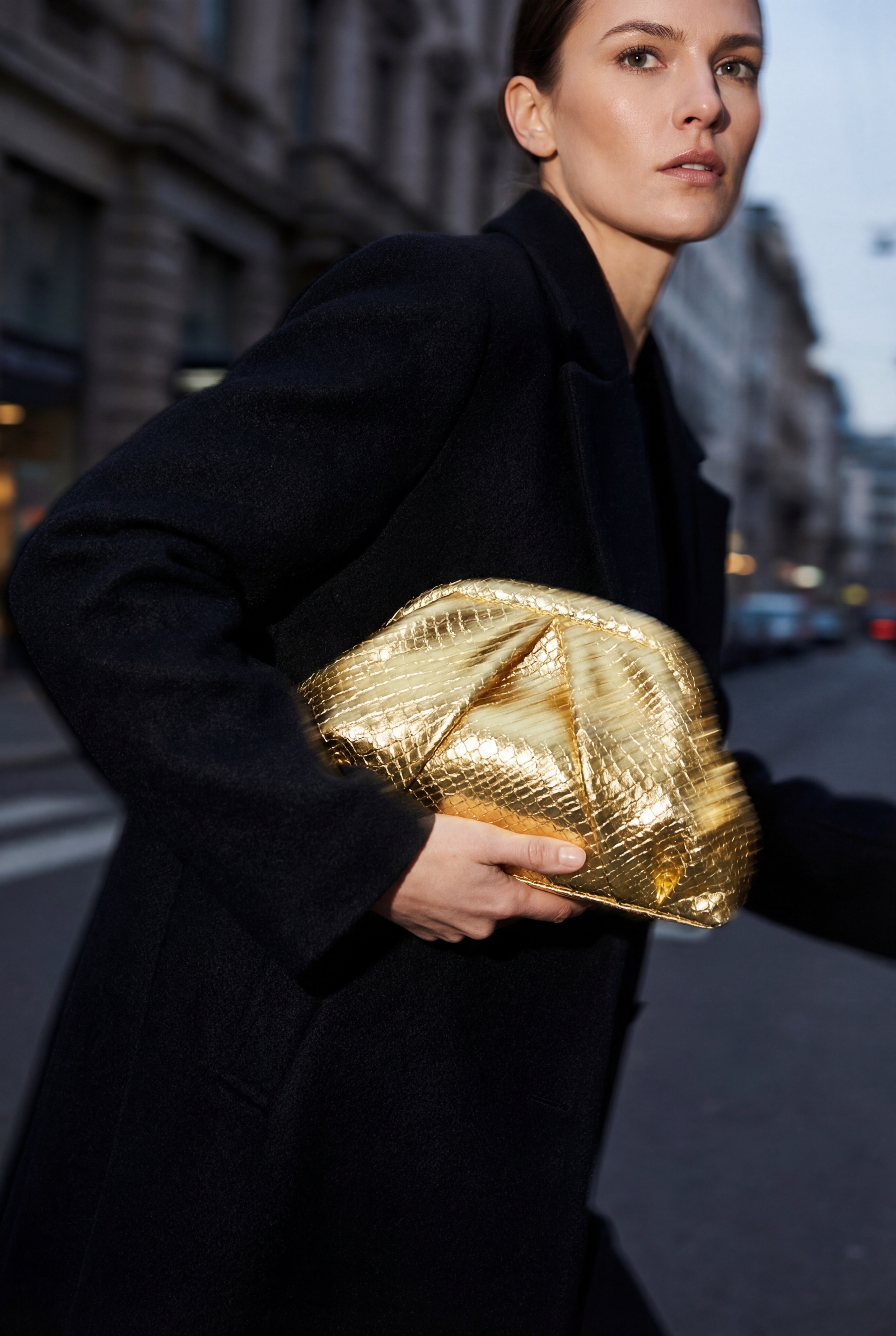 Gold Woven Clutchs